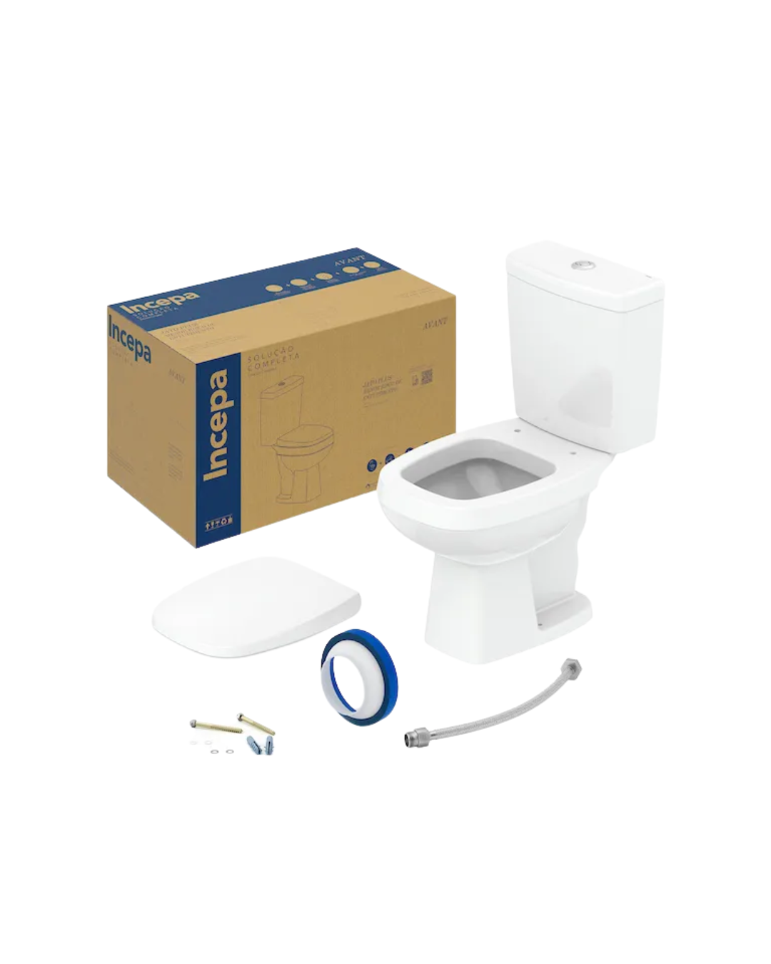 kit Inodoro Incepa Avant Blanco